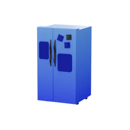 Refrigerador  3D Illustration