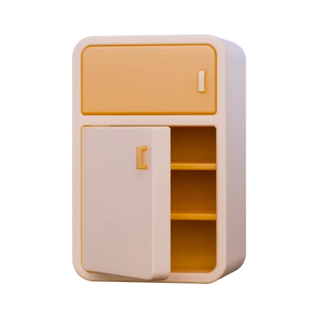 Refrigerador  3D Icon