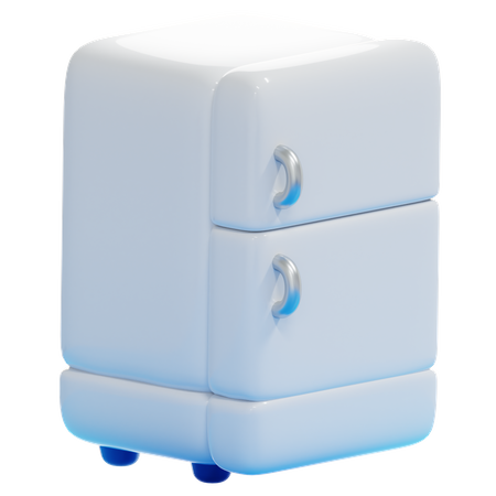 Refrigerador  3D Icon