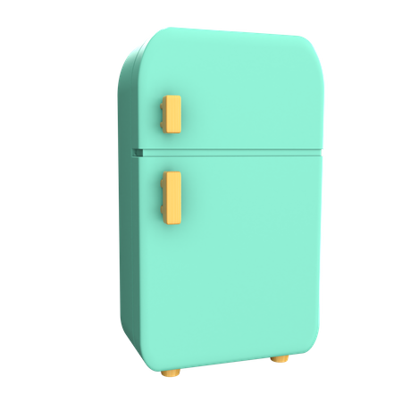 Refrigerador  3D Icon