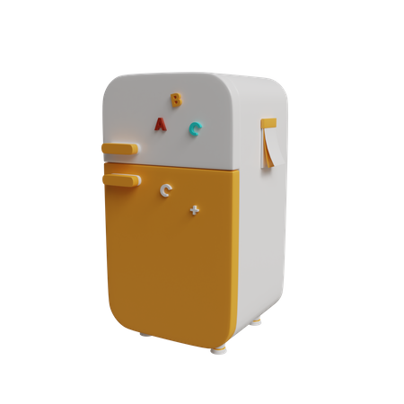 Refrigerador  3D Icon