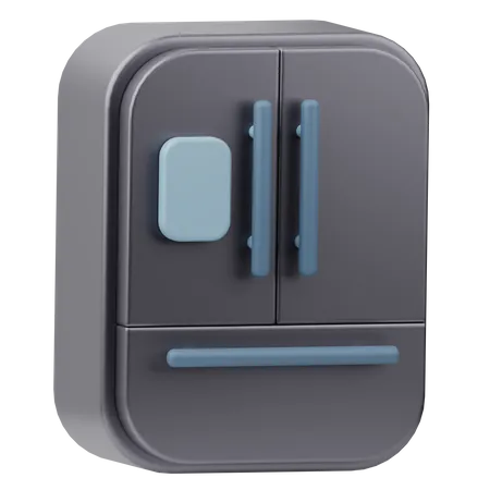 Refrigerador  3D Icon