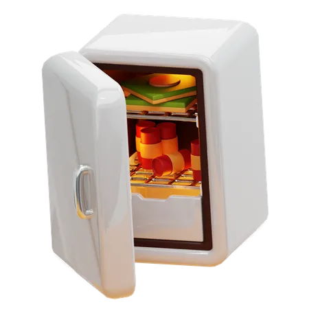 Refrigerador  3D Icon