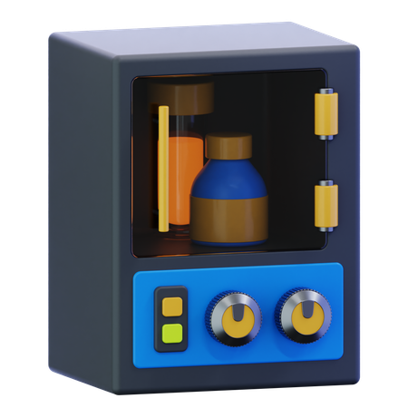 Nevera de laboratorio  3D Icon