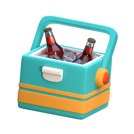 Refrigerador de praia  3D Icon