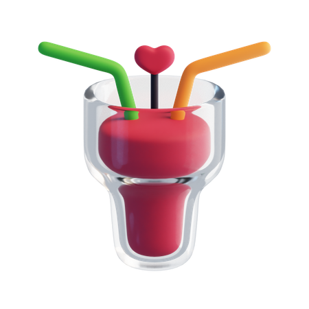 Drinque suave  3D Icon