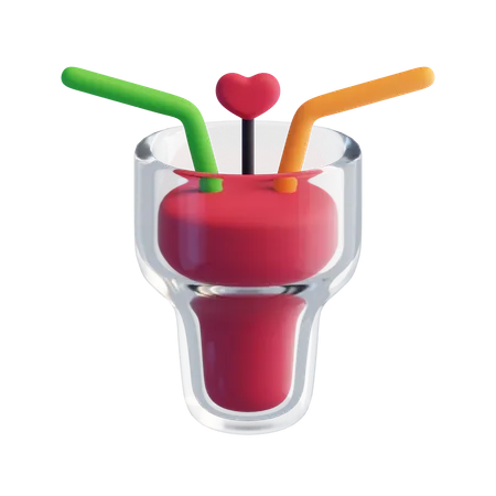 Drinque suave  3D Icon