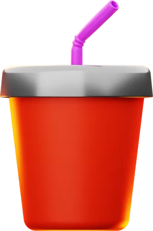 Drinque suave  3D Icon