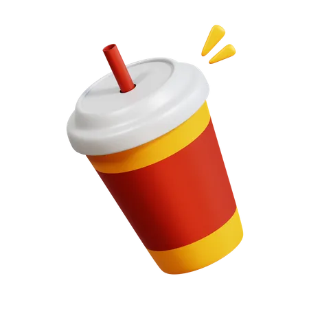 Drinque suave  3D Icon