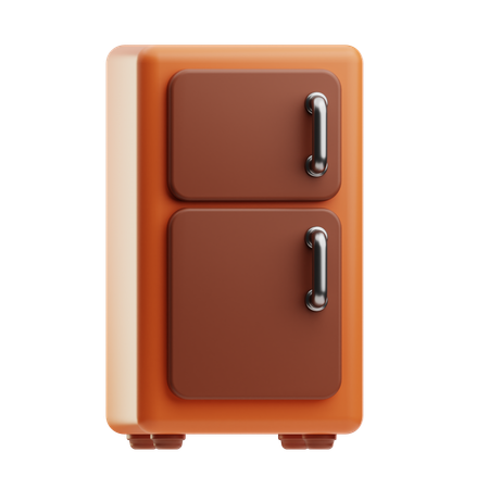 Réfrigérateur à deux portes  3D Icon