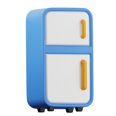 冷蔵庫  3D Icon