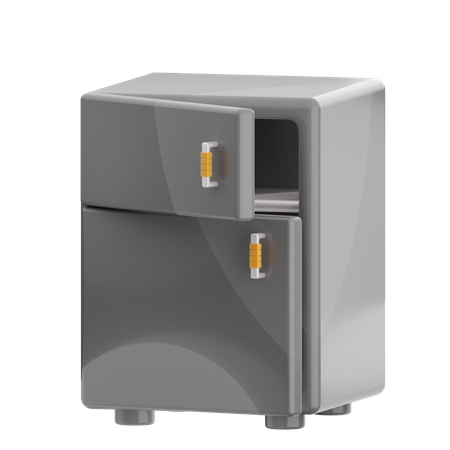 Refrigerator  3D Icon