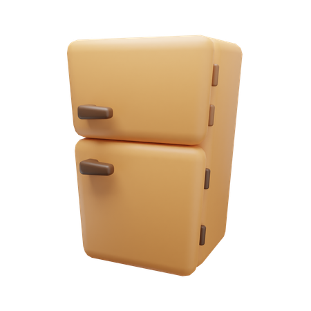 Refrigerator  3D Icon