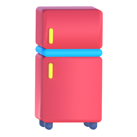 Refrigerator  3D Icon