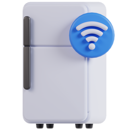 Refrigerator  3D Icon