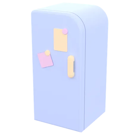 Refrigerator  3D Icon