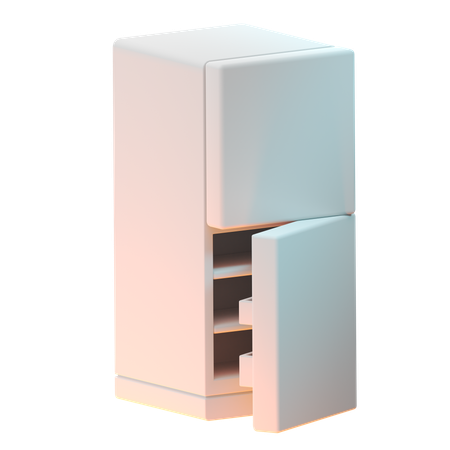 Refrigerator  3D Icon