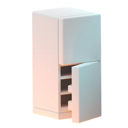 Refrigerator  3D Icon