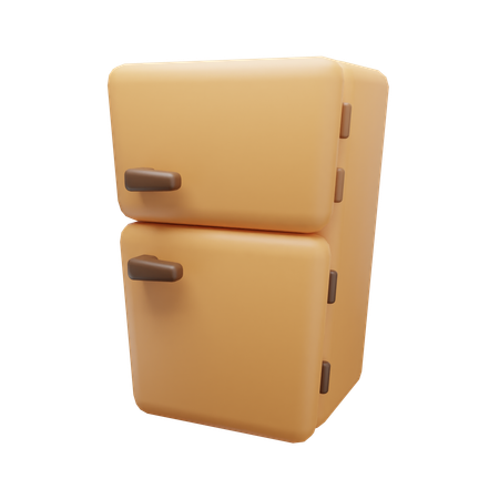Refrigerator  3D Icon