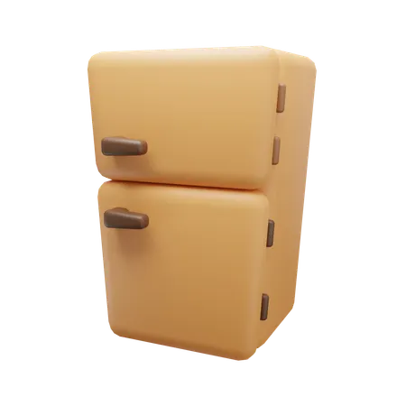 Refrigerator  3D Icon