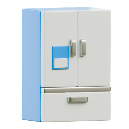 Refrigerator  3D Icon