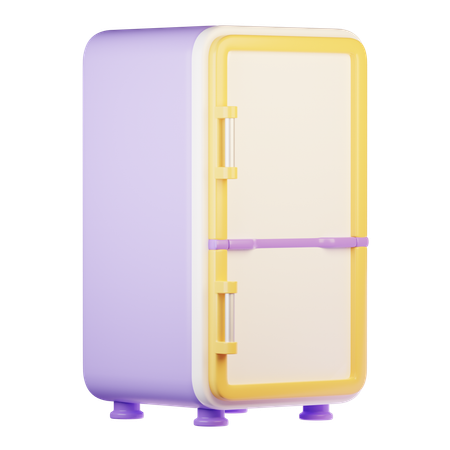 Refrigerator  3D Icon