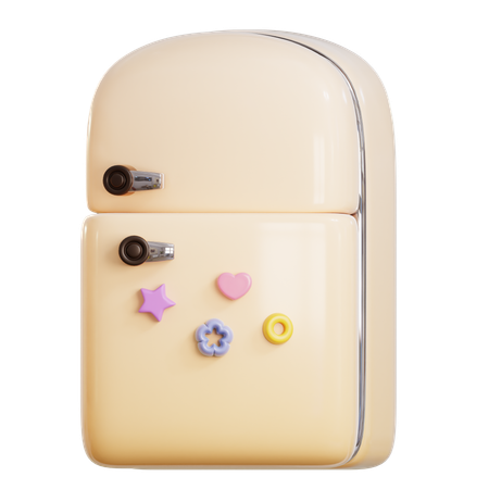 Refrigerator  3D Icon