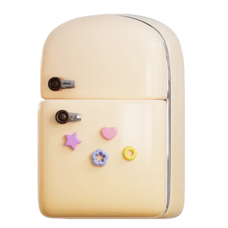 Refrigerator  3D Icon