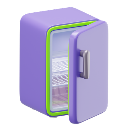 Refrigerator  3D Icon