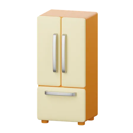 Refrigerator  3D Icon