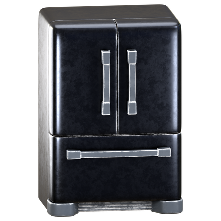 Refrigerator  3D Icon