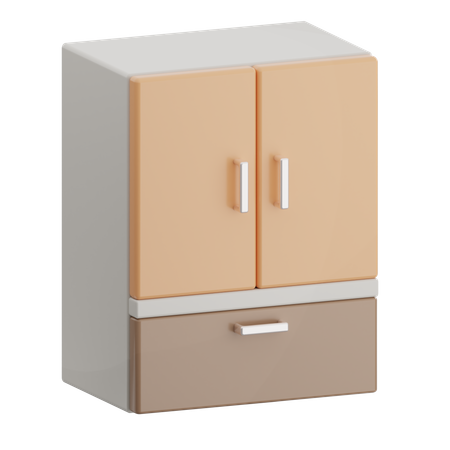 Refrigerator  3D Icon