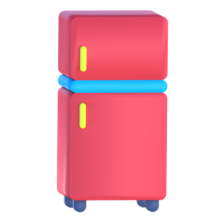 Refrigerator  3D Icon