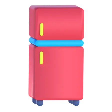 Refrigerator  3D Icon