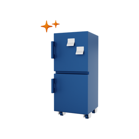 Refrigerator 3D Illustration