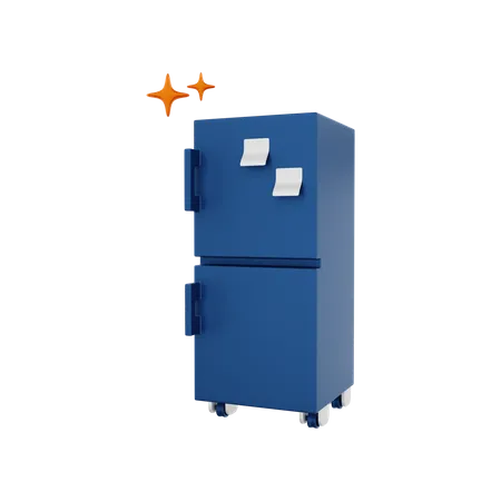 Refrigerator  3D Illustration