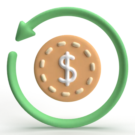 Refund  3D Icon