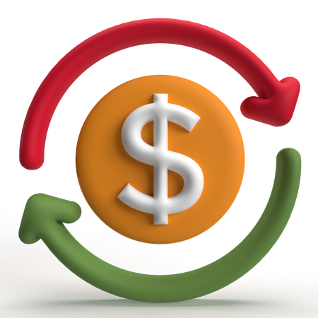 Refund  3D Icon