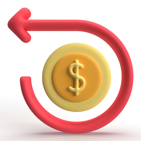 Refund  3D Icon