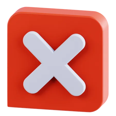 Refusé  3D Icon