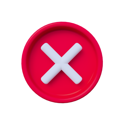 Refusé  3D Icon