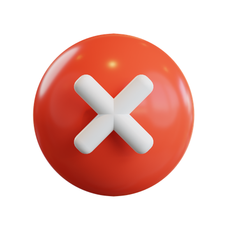 Refusé  3D Icon