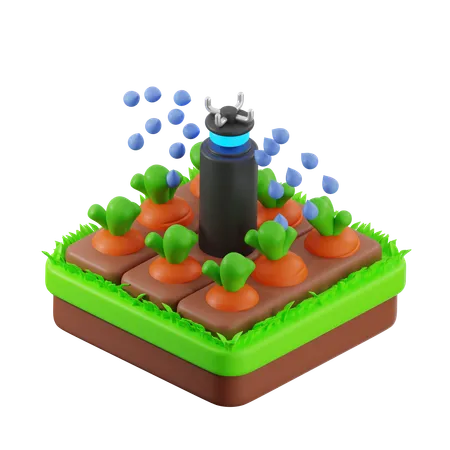 Irrigação de rega  3D Icon