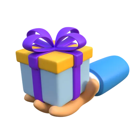 Dar regalos  3D Icon