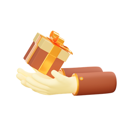 Dar regalos  3D Icon