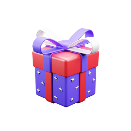 Regalo americano  3D Icon