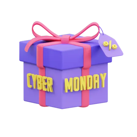 Regalo del lunes cibernético  3D Icon