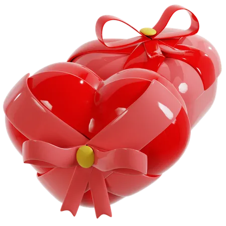Regalo de corazón de San Valentín  3D Icon