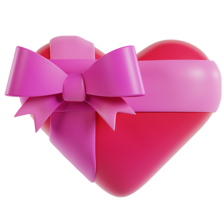 Regalo de corazón de San Valentín  3D Icon