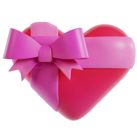 Regalo de corazón de San Valentín  3D Icon